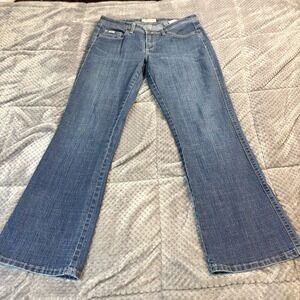 Lee Jeans Women Size 12 Medium Bootcut Denim‎ Blue Pants